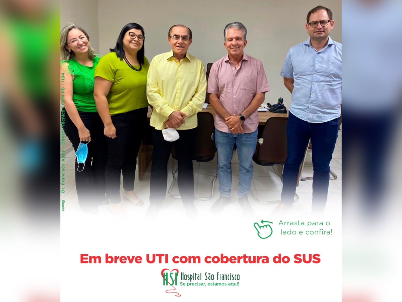 Hospital São Francisco de Patos amplia serviços e em breve disponibilizará leitos de UTI para o SUS. CONFIRA