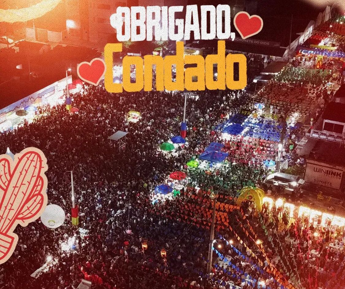 Iguinho e Lulinha levam mais de 30 mil pessoas ao São Pedro de Condado nesta quarta-feira (05)