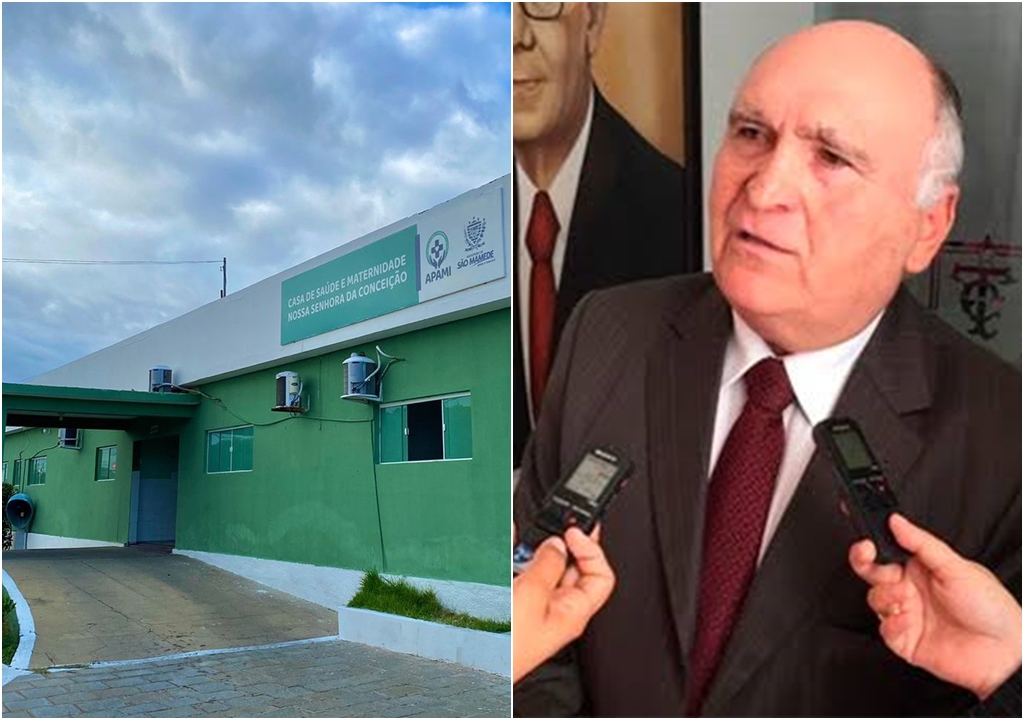 Presidente do TCE, Nominando Diniz, realiza visita ao Hospital de São Mamede nesta quinta (06)