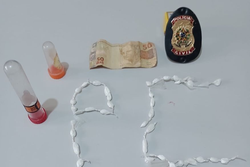 Homem é preso em flagrante por tráfico de drogas em Conceição