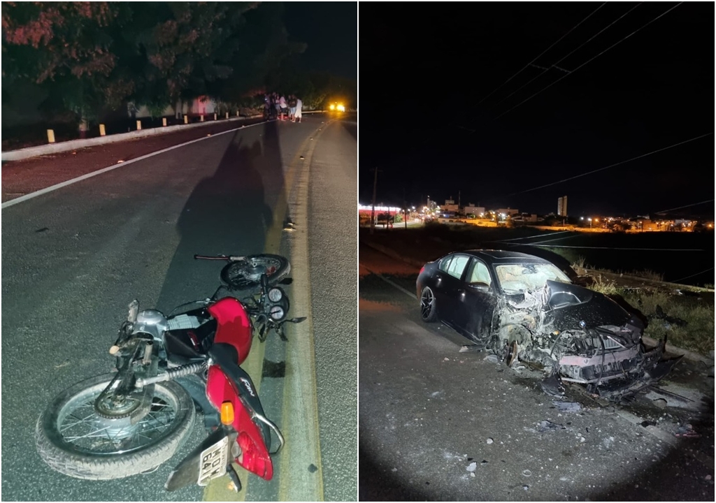 PRF divulga mais detalhes grave acidente nas proximidades no Conjunto Noé Trajano em Patos na noite da última sexta-feira (07)