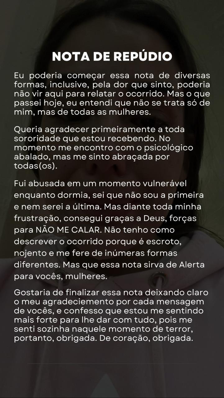 Maquiadora vítima de importunação sexual em ônibus emite nota de repúdio e advogada de defesa fala sobre o caso