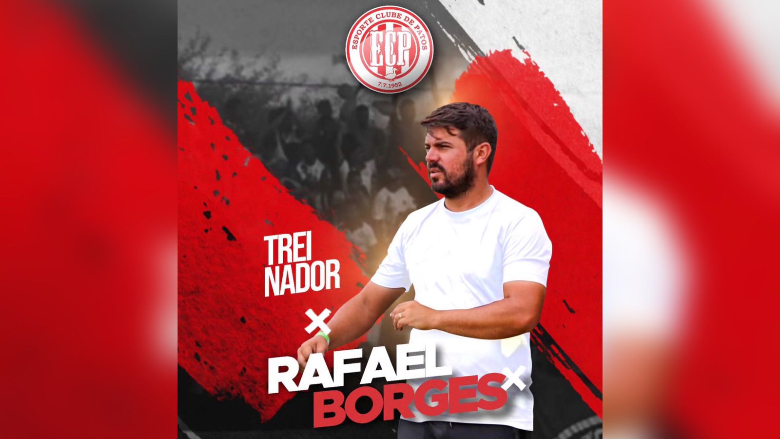 Esporte de Patos anuncia chegada do técnico Rafael Borges para disputa da 2ª Divisão do Campeonato Paraibano