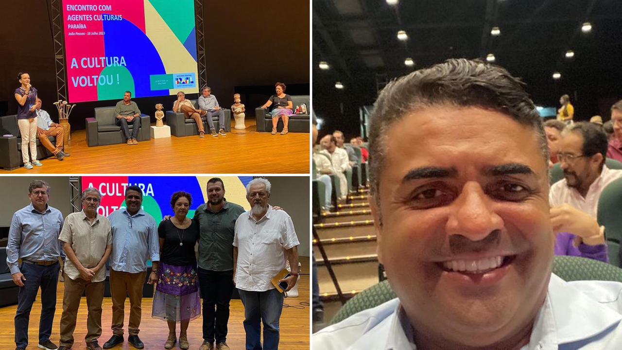 Cicinho Lima, Secretário Executivo da Secretaria de Cultura da Paraíba, participa de seminário paraibano de incentivo à cultura