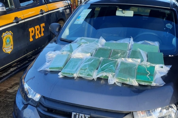 DRACO e PRF apreendem 15 kg de cocaína avaliada em quase R$ 3 milhões, na Paraíba