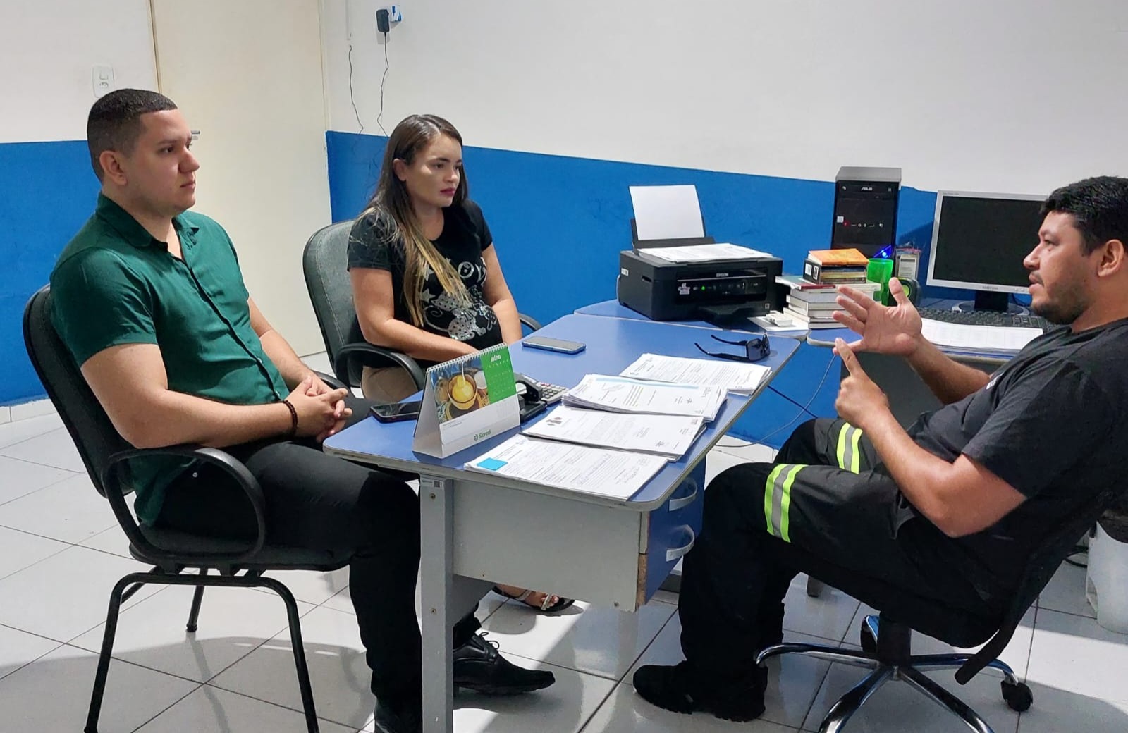 Comitiva da DEMUTRAN Piancó visita STTRANS Patos em busca de experiência administrativa