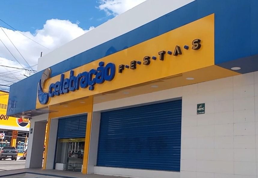 Celebração Festas inaugura sua nova casa em Patos, com espaço amplo, promoções e comodidades para os clientes