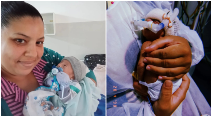 Emocionante: Bebê que nasceu com 5 meses e 630 gramas recebe alta após mais de 100 dias internado em Campina Grande