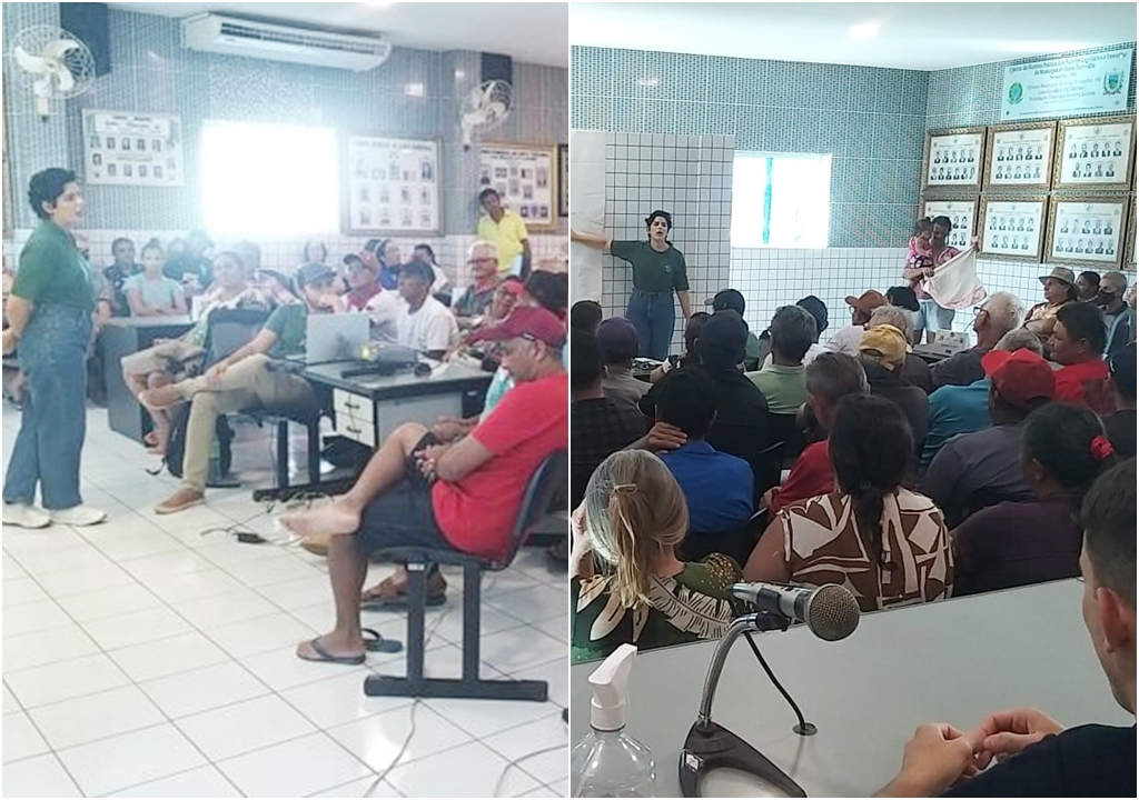 EMPAER de Santa Terezinha-PB promove palestra sobre meio ambiente em parceria com o IBAMA