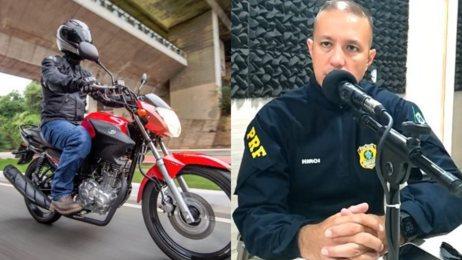 No Dia do Motociclista, inspetor da PRF em Patos repassa orientações para garantir o tráfego seguro nas rodovias. Ouça