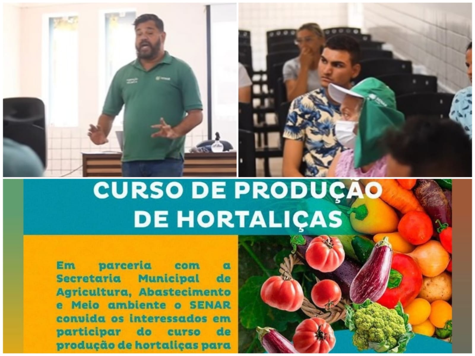 Fortalecendo a agricultura local: Prefeitura de Malta promove curso de cultivo de Hortaliças em Parceria com o SENAR-PB