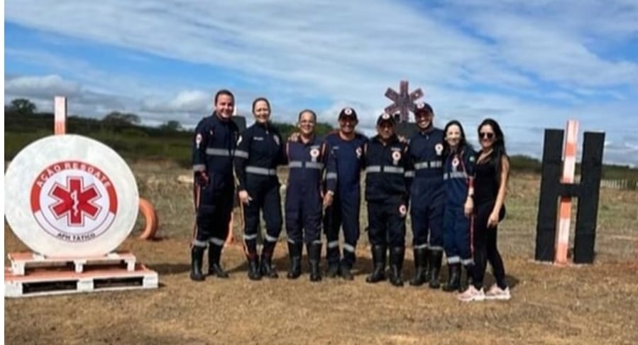Equipe do SAMU de Santa Terezinha participa de curso de atualização em Atendimento Pré-Hospitalar (APH)