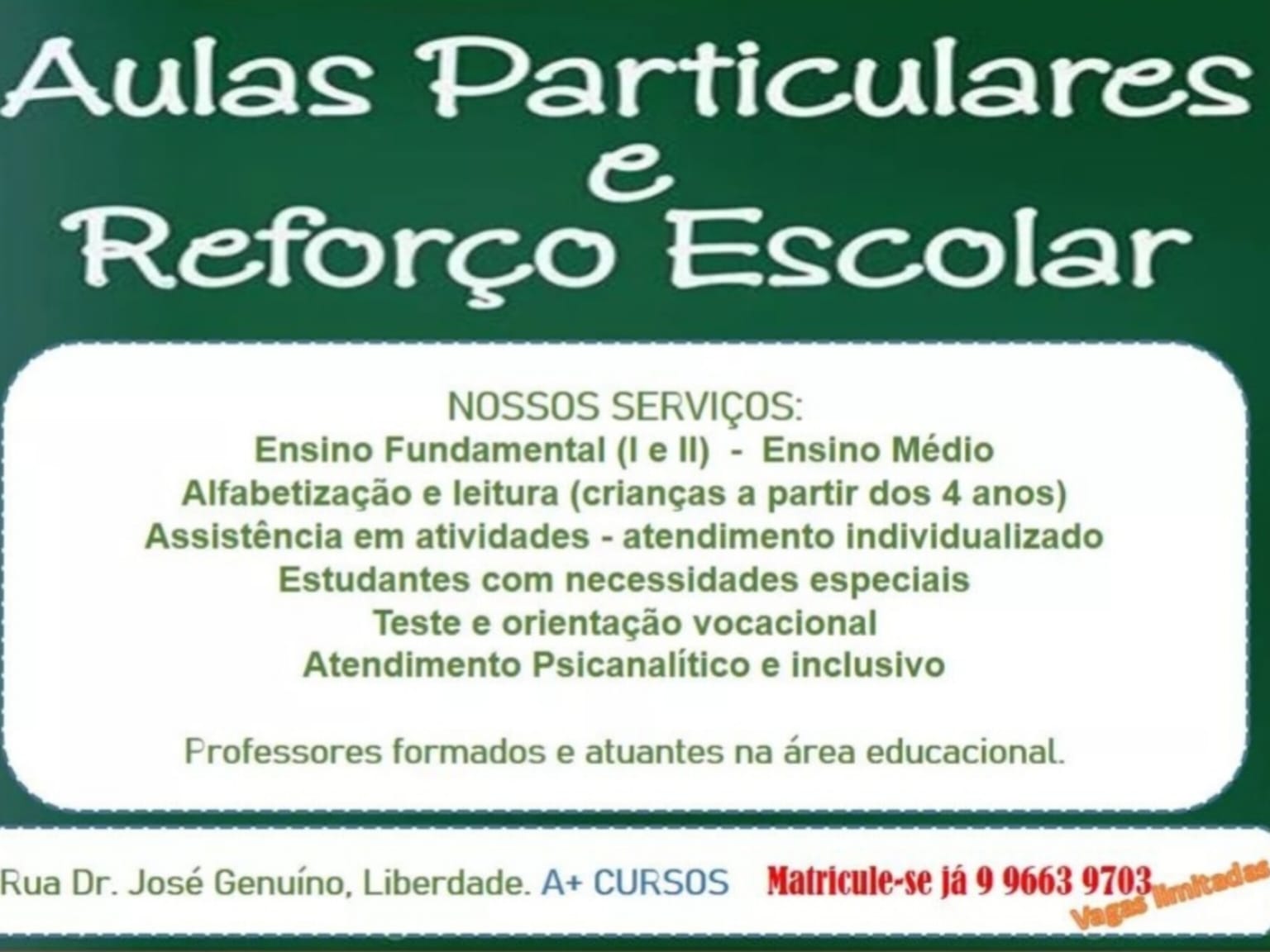 Idiomas, Reforço Escolar e Cursos Profissionalizantes: A+ CURSOS tem tudo o que você precisa para se destacar