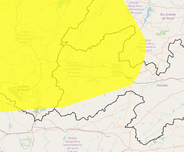 Umidade do ar cai e põe Patos e cidades do Sertão sob risco de incêndios florestais
