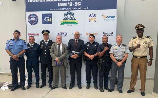 Guarda Civil de Patos participa do VIII Congresso de Guardas Municipais e Segurança Pública