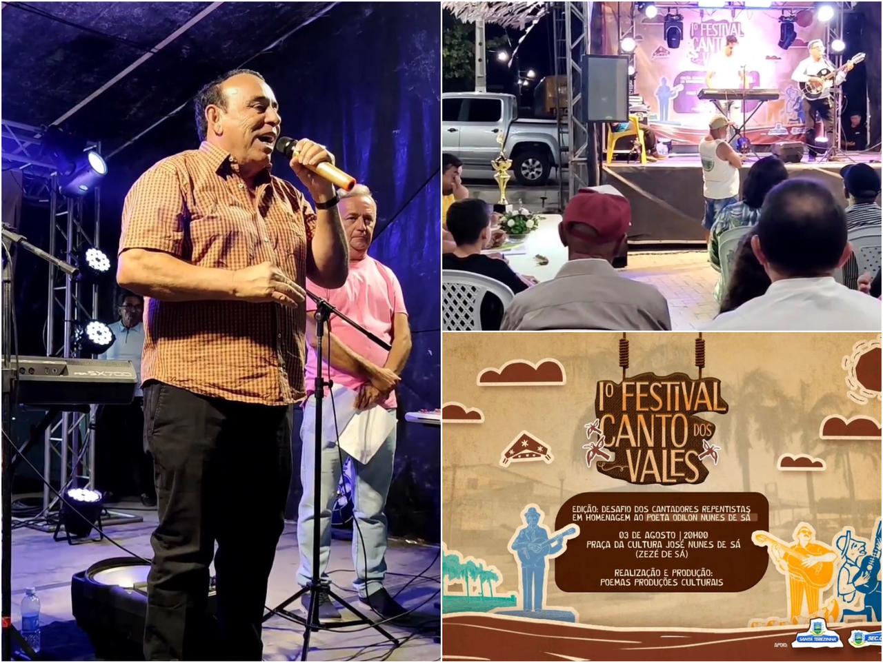 Santa Terezinha-PB sedia o 1° Festival Canto dos Vales e celebra a rica cultura regional
