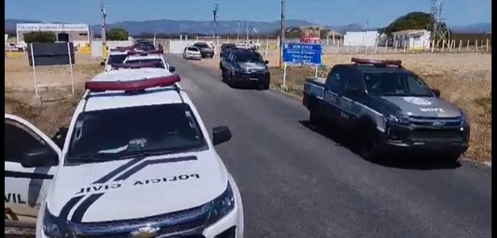 Delegado Afrânio Brito, da DHE, fala sobre Operação Policial intensiva de combate ao crime organizado realizada durante o fim de semana, em Patos