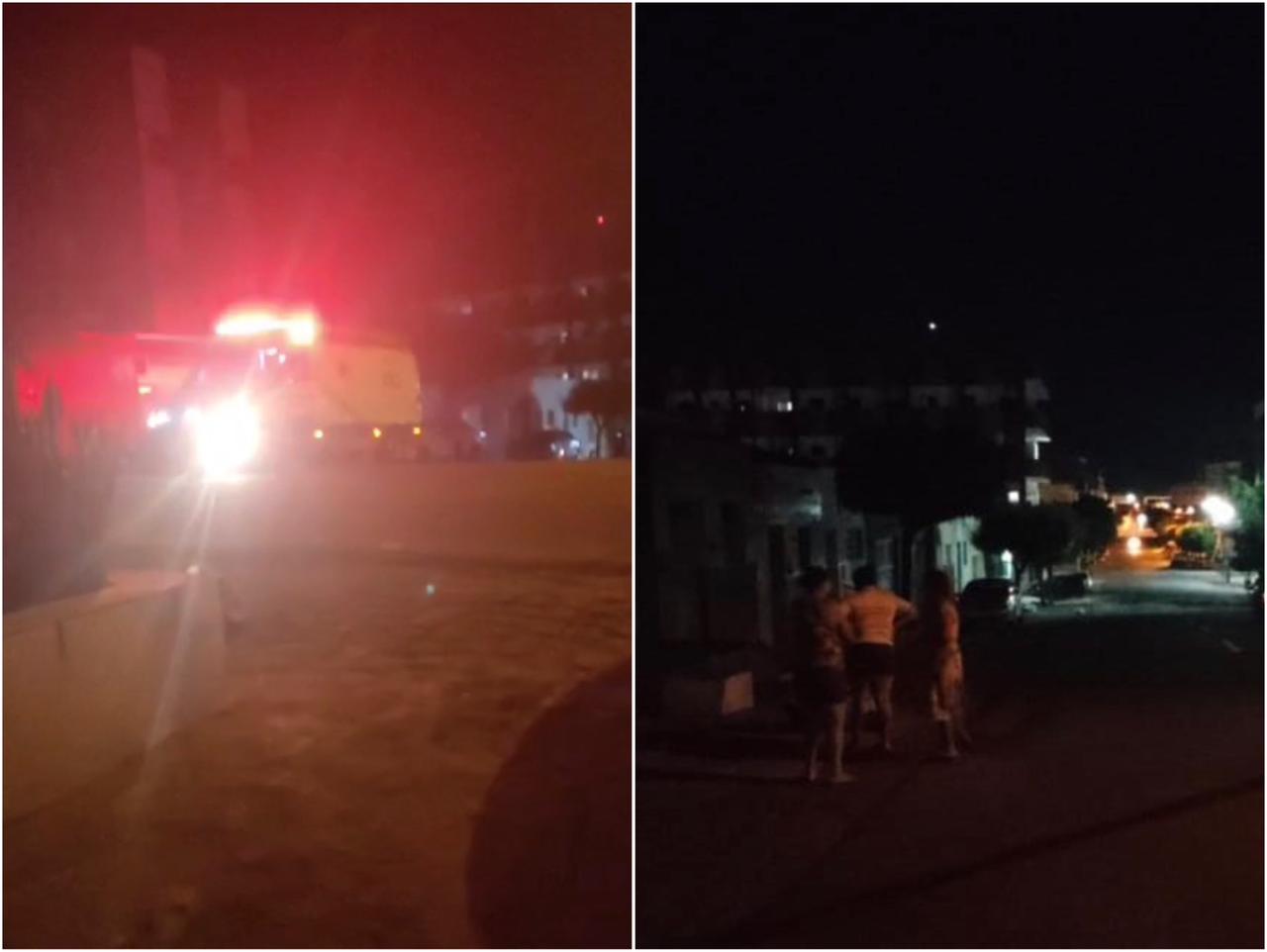 Jovem denuncia que árvores estão obstruindo iluminação e relata acidente provocado por escuridão que resultou em fratura no braço, no Bairro Santo Antônio, em Patos, nesta segunda (07)