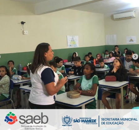 Secretaria de Educação de São Mamede promove aulões preparatórios para a prova Saeb 2023