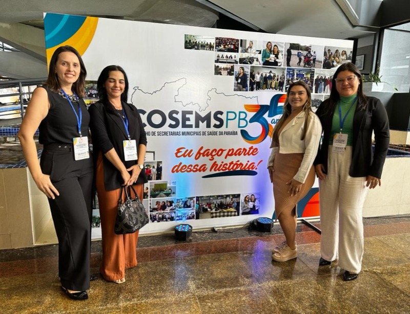 Secretária de Saúde de Passagem participa do IV Congresso de Secretários de Saúde da Paraíba