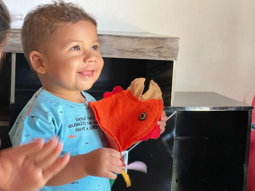 Música e diversão: Programa Criança Feliz leva alegria para as crianças de Patos