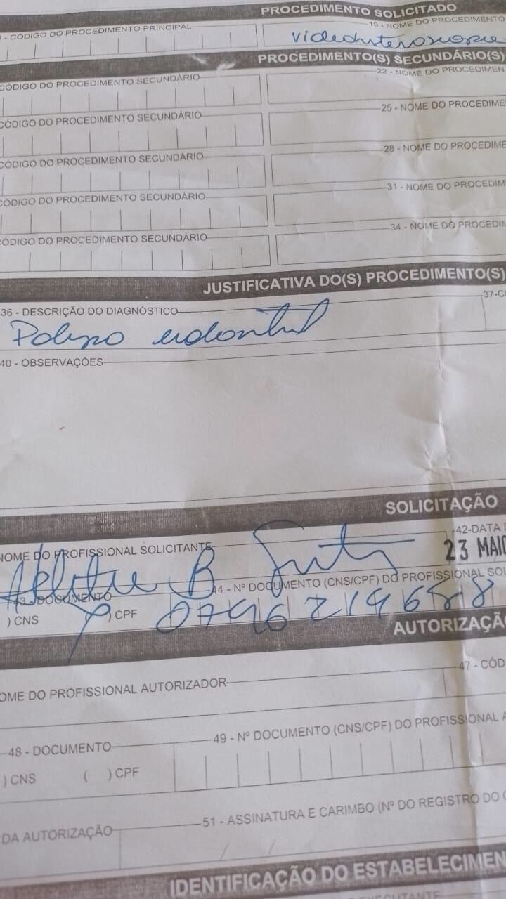 Mulher residente em Coremas faz campanha para realizar procedimento médico com urgência