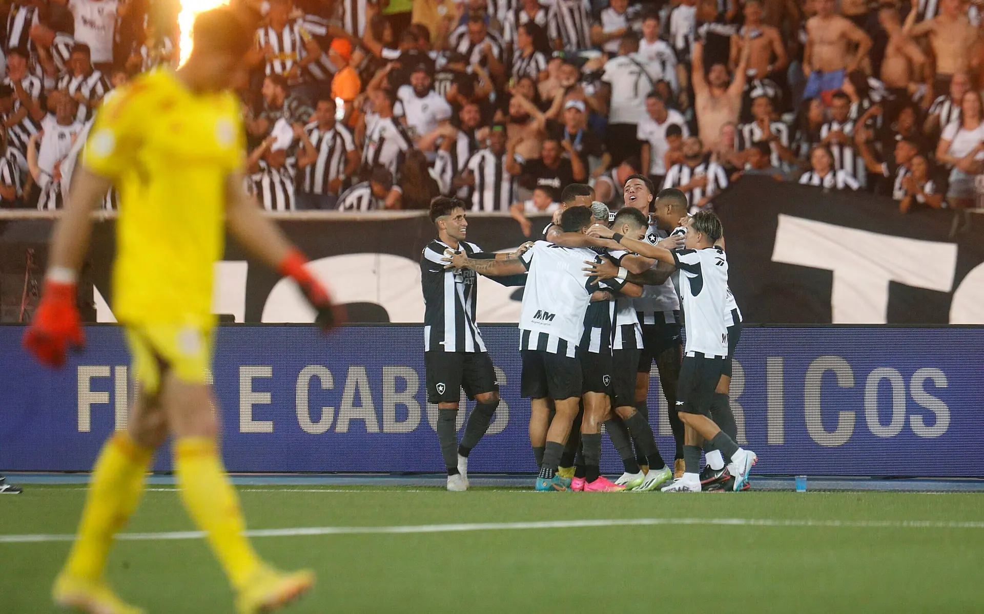 De virada, Botafogo vence o Internacional pelo Brasileirão e segue disparado na liderança