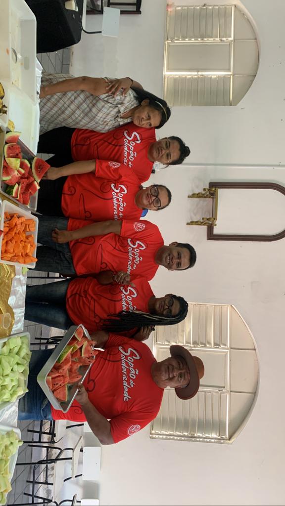 Projeto Sopão da Solidariedade realiza café da manhã especial de Dia dos Pais