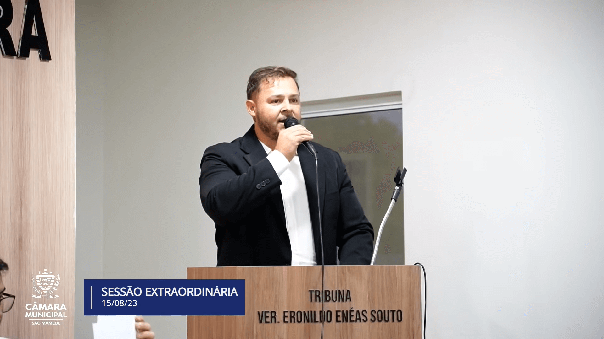 Em Sessão Extraordinária na Câmara Municipal, vice-prefeito assume Prefeitura de São Mamede interinamente