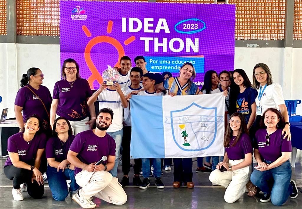 Alunos de escola municipal de Patos criam projeto de reutilização de água e garantem primeiro lugar em evento do Sebrae