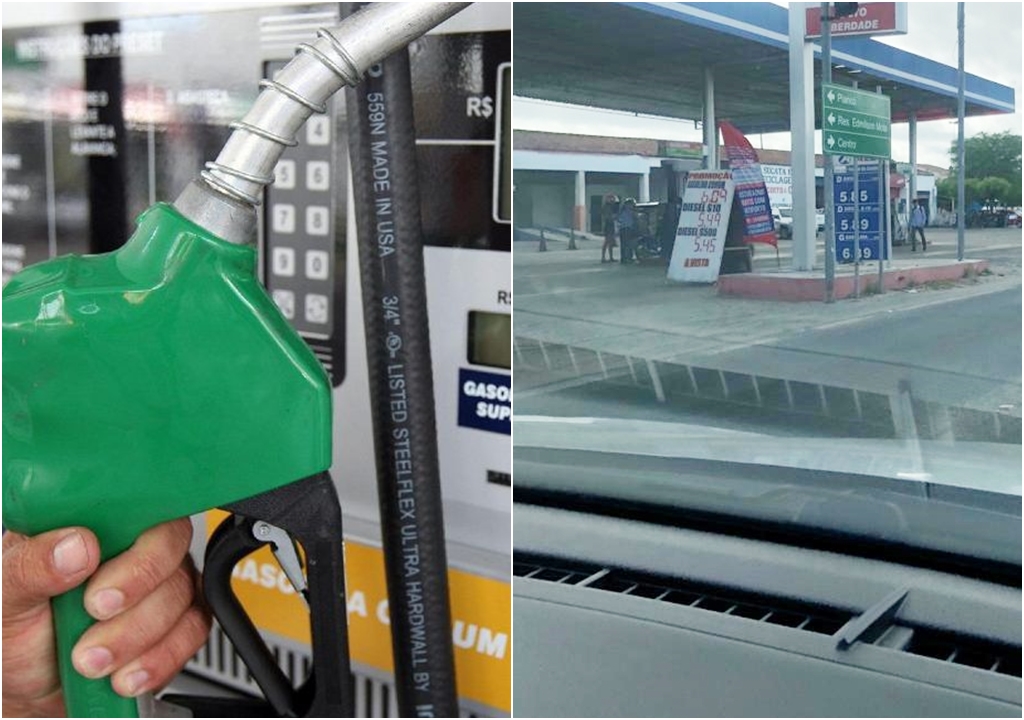 Em Patos: com o 6º aumento em poucos meses, preço da gasolina sobe de novo e ultrapassa a casa dos  R$ 6,00  