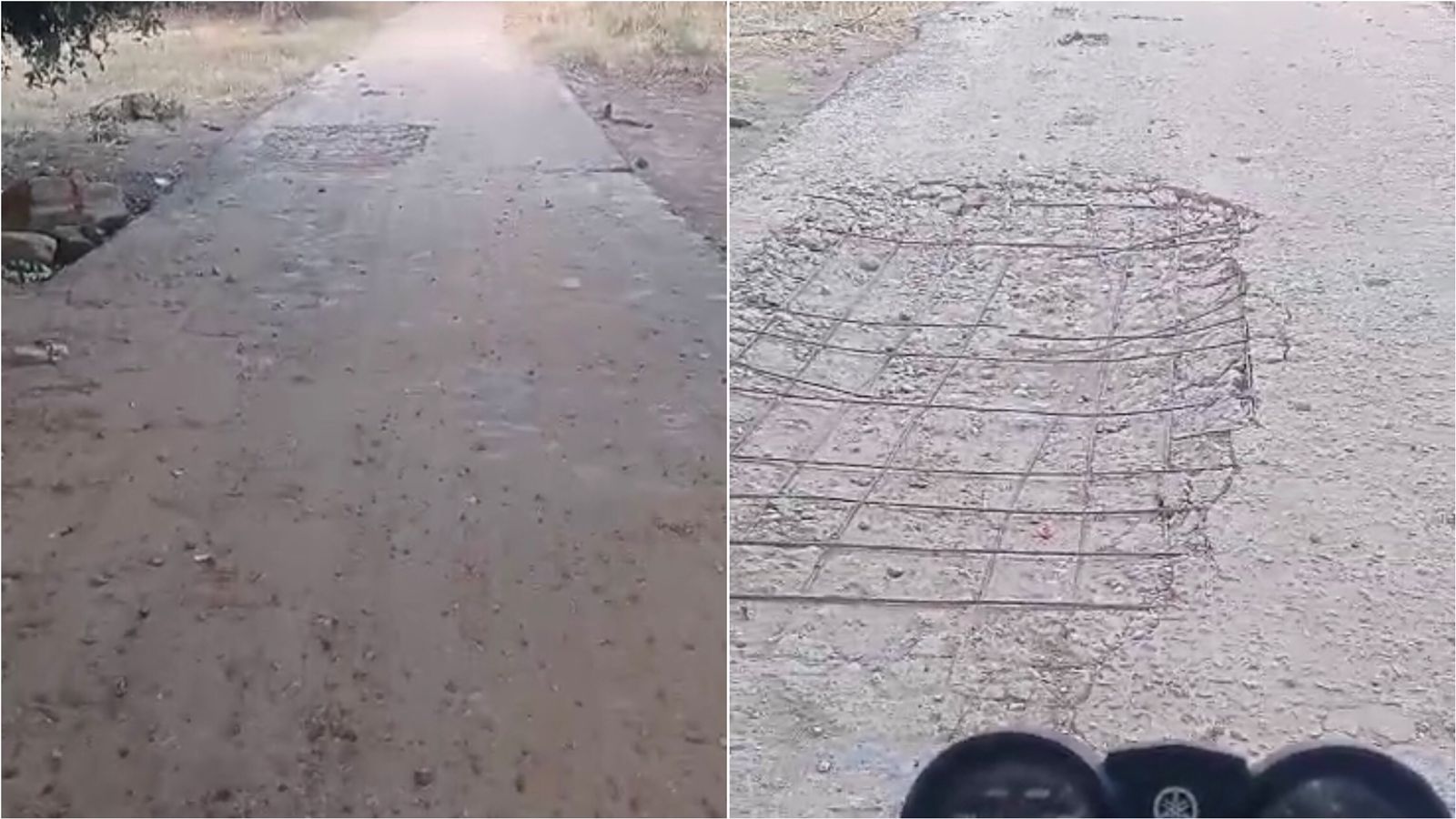 Morador do Sítio Enjeitado, na zona rural de Patos, cobra recuperação de passagem molhada; Prefeitura diz que serviço está no cronograma