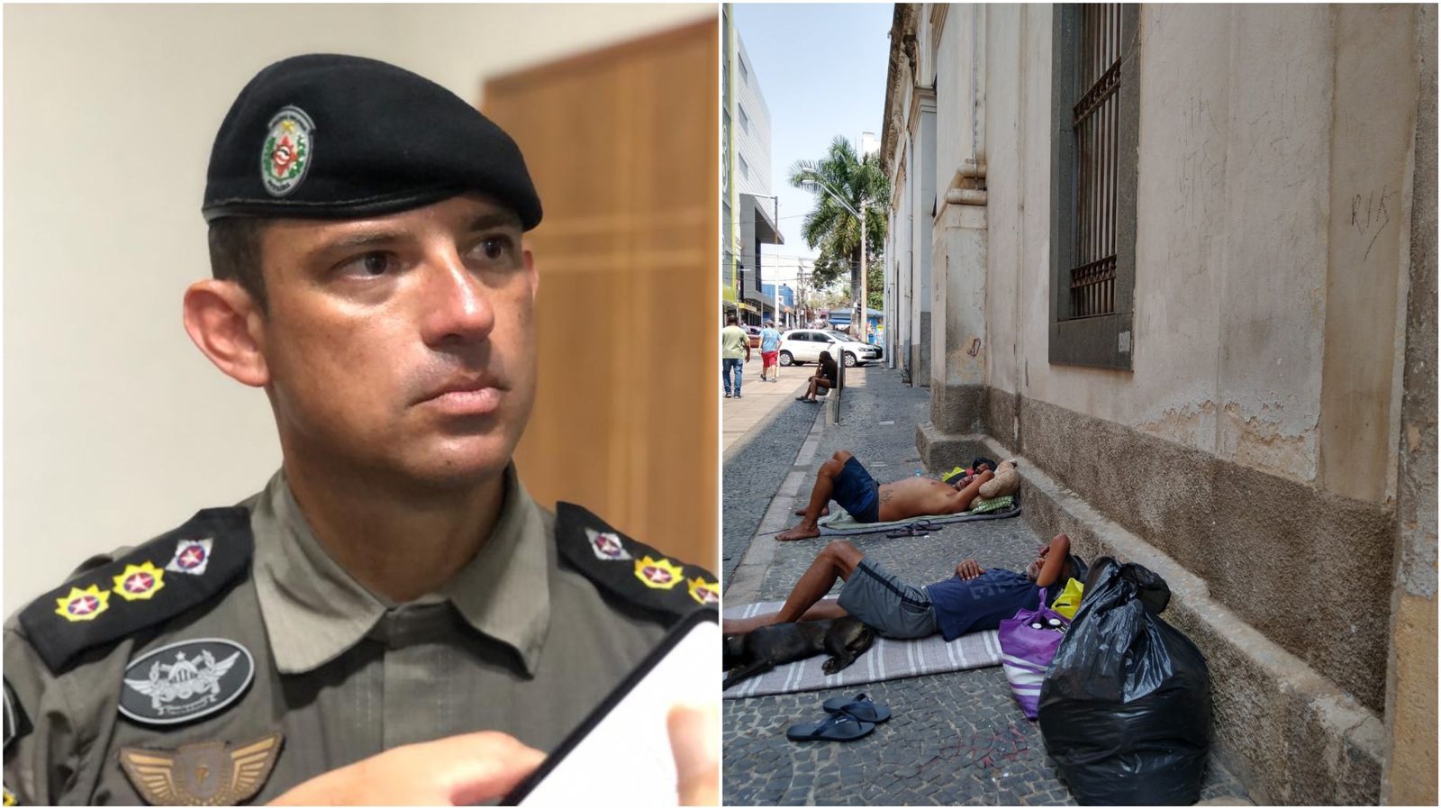 Comandante do 3º BPM comenta sobre pessoas vivendo em situação vulnerável nas ruas de Patos. Ouça