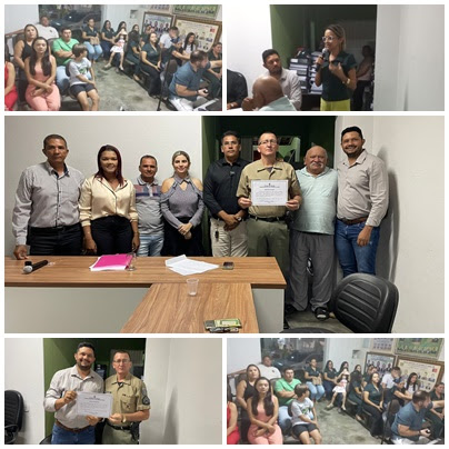 Sessão da Câmara de Cacimba de Areia marca homenagem a Sargento da PM-PB e aprovação de doação de terreno para construção de escola