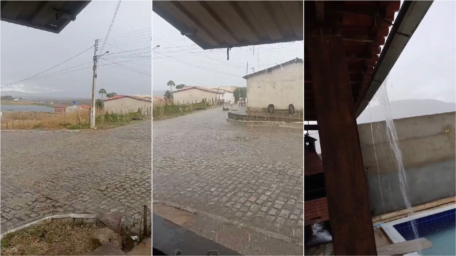 Chove bem em cidades da região de Patos na tarde/início de noite deste sábado (19); veja vídeo