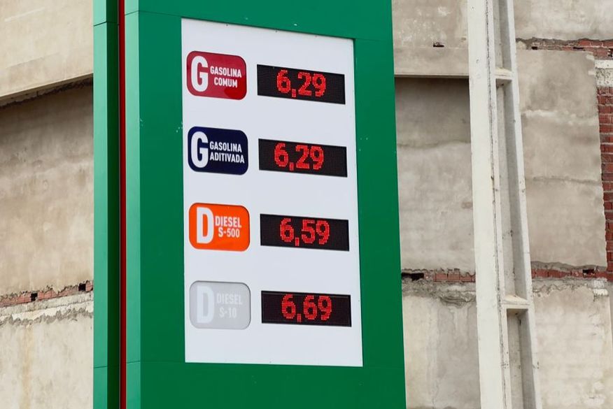 Com novo aumento, preço dos combustíveis chega a R$ 6,69 na Paraíba