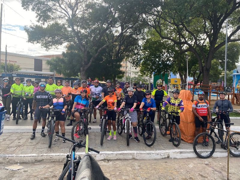 Ciclistas participam de pedal rural encerrando Semana do ciclismo em Patos
