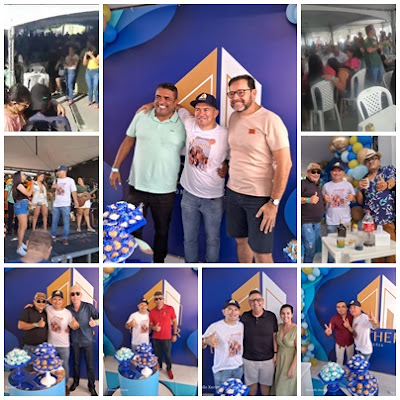 Brother Construtor celebrou seu aniversário entre amigos e população em Patos, neste domingo (20)