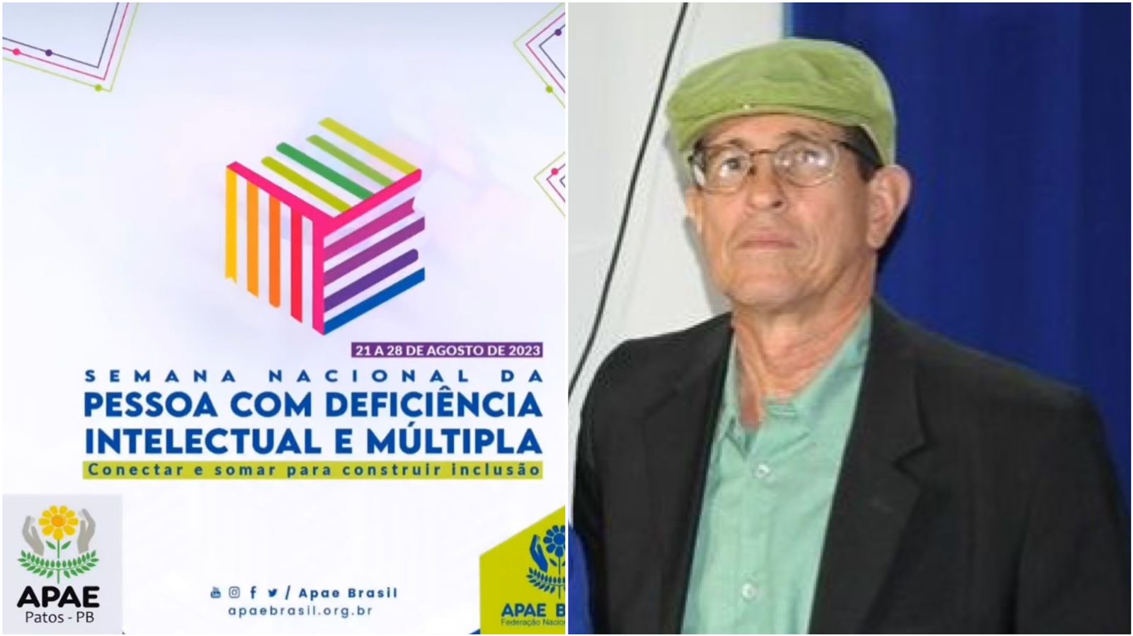Semana da Pessoa com Deficiência Intelectual e Múltipla: um convite especial do presidente da APAE de Patos