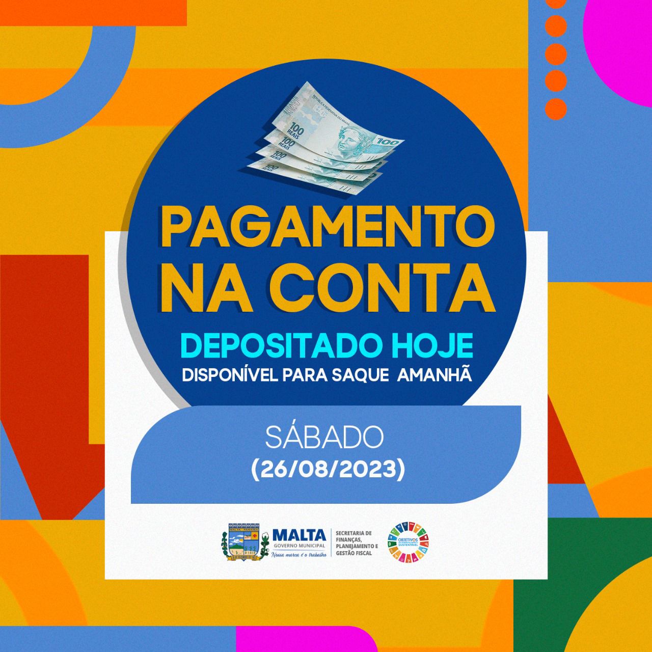 Prefeitura de Malta reforça compromisso com servidores públicos e mais uma vez realiza pagamento antecipado