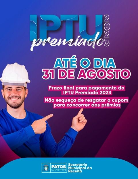 Calendário do IPTU Premiado 2023 termina na próxima quinta-feira, 31 de agosto