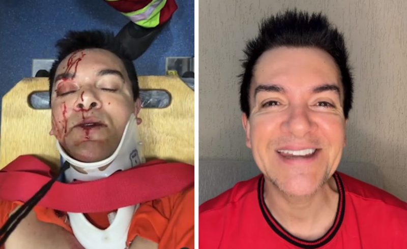 Cantor gospel Regis Danese sofre grave acidente de carro; veja vídeo