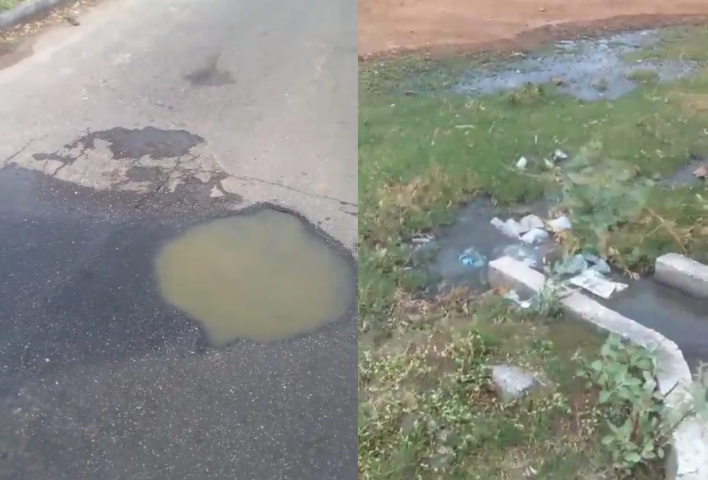 Moradores do Conjunto dos Sapateiros, na Zona Sul de Patos, cobram conserto de galeria estourada
