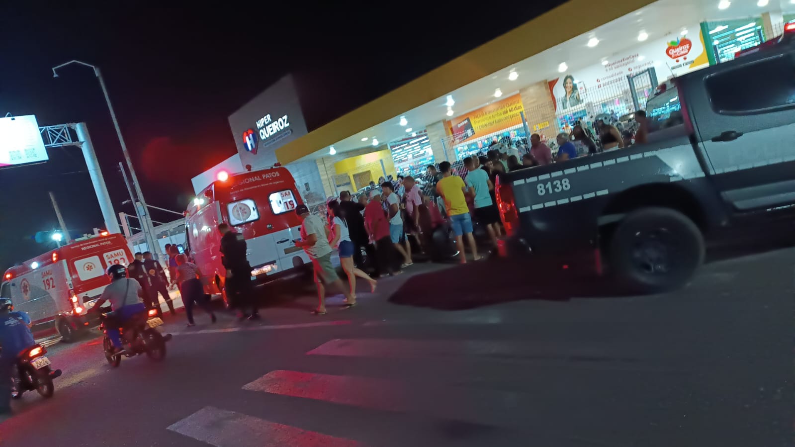 Grave acidente com vítima fatal é registrado na noite desta quinta-feira (31) em Patos