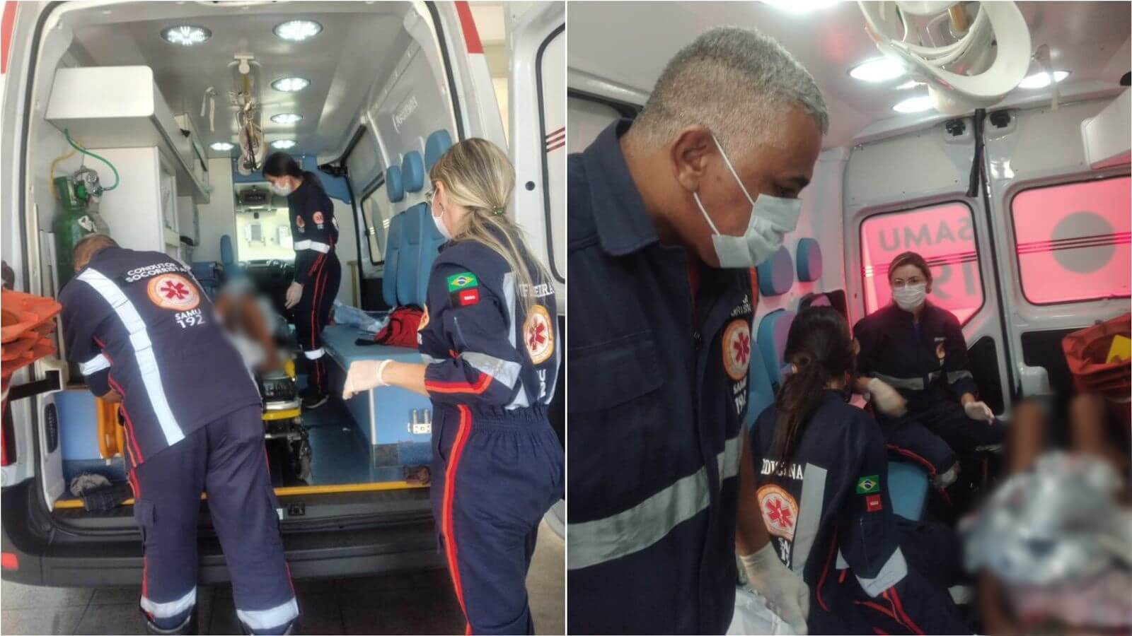 Bebê nasce dentro de ambulância do SAMU a caminho da Maternidade, em Patos-PB