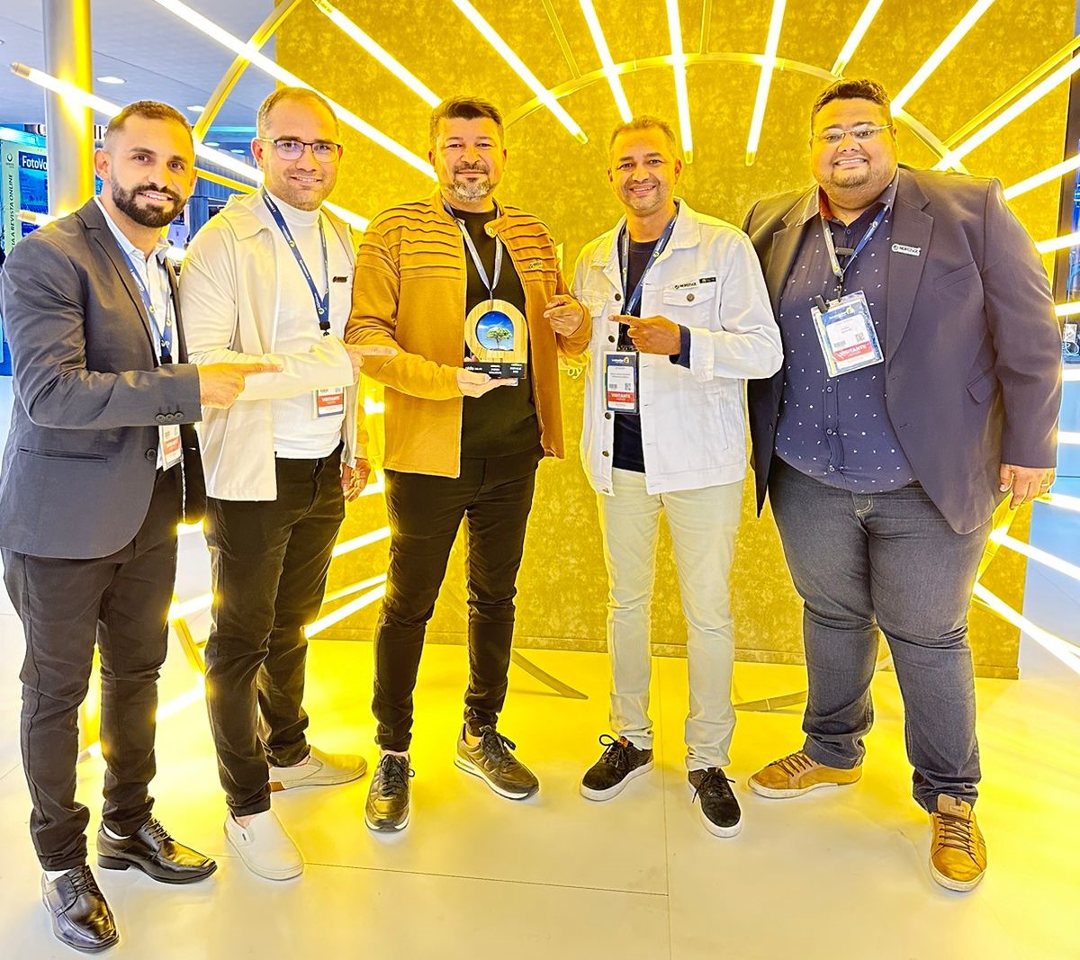 Nordsol recebe prêmio de destaque na Intersolar 2023, diretamente do CEO da Aldo Solar, Nuno Verças