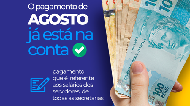 Prefeitura de Catingueira paga salários referente ao mês de agosto aos funcionários municipais