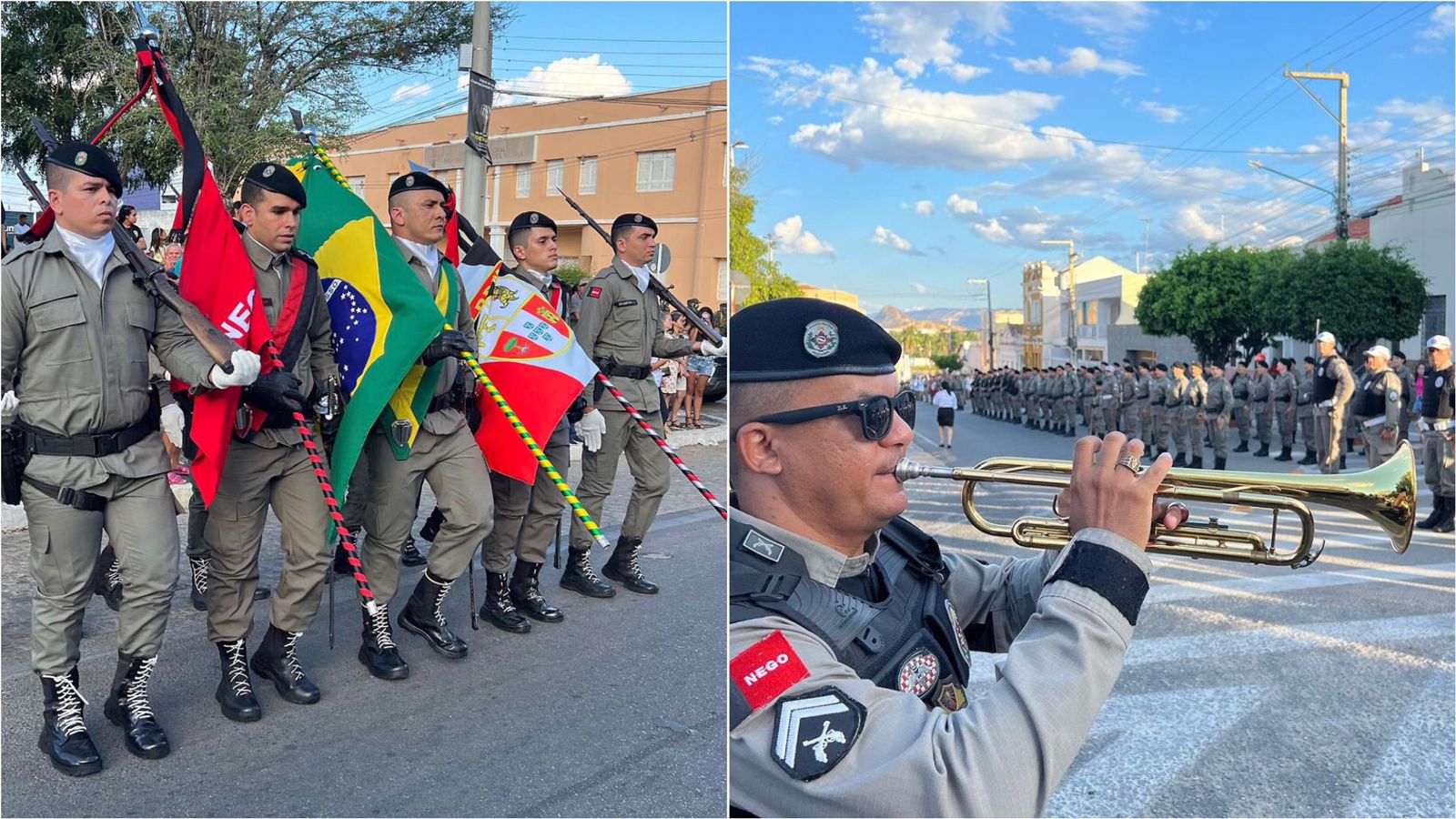 Polícia Militar brilha no Desfile Cívico Militar no Dia da Independência, em Patos