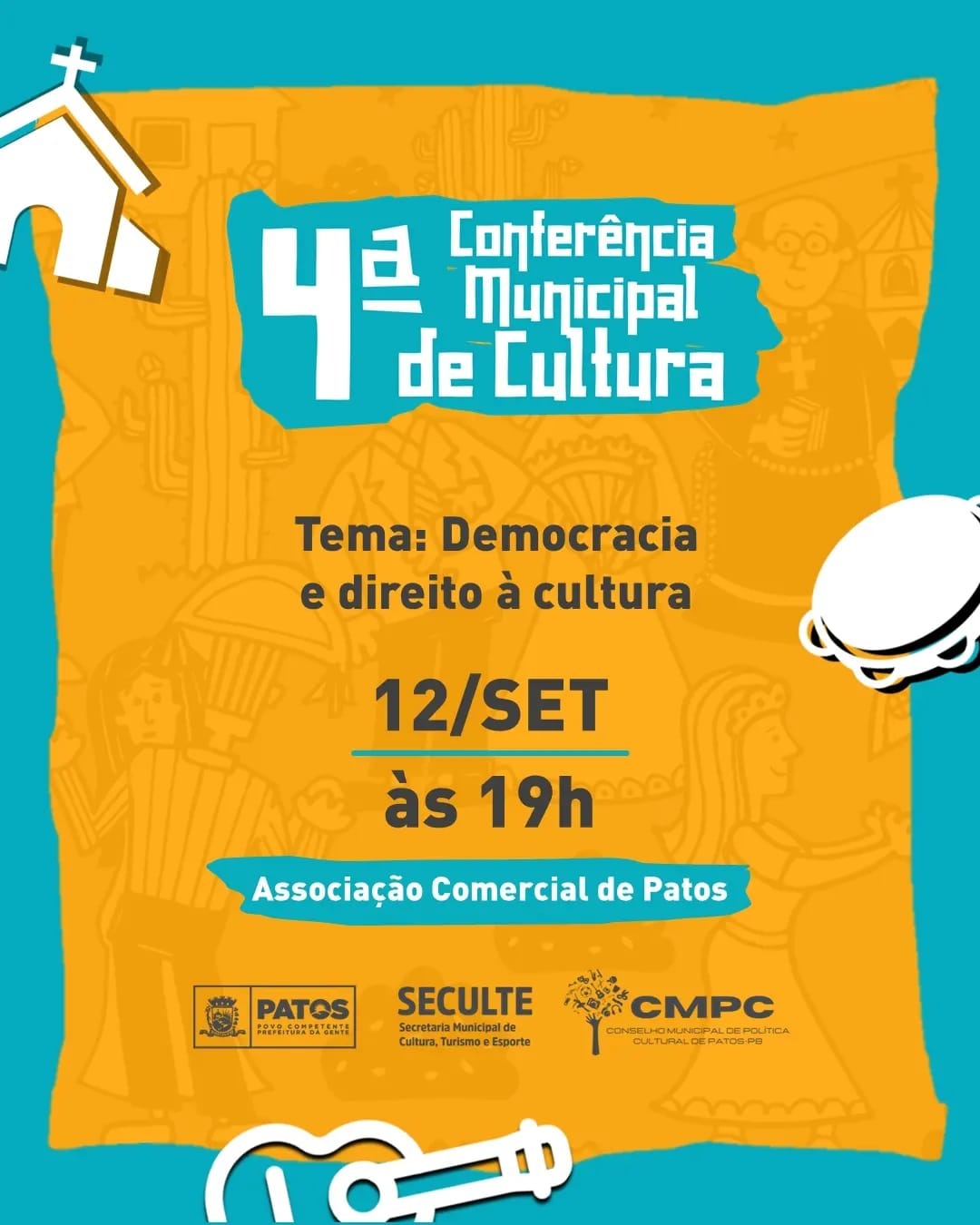 Cultura em Foco: 4ª Conferência Municipal em Patos promete transformar o cenário artístico