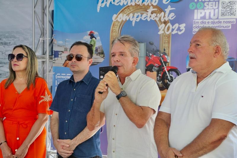 Prefeitura de Patos realiza segundo sorteio da campanha IPTU Premiado 2023